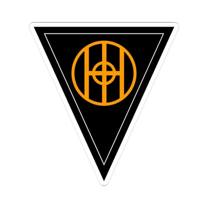 83rd Infantry Division SSI (U.S. Army) STICKER Vinyl Kiss-Cut Decal 3 Inch White - The Sticker Space