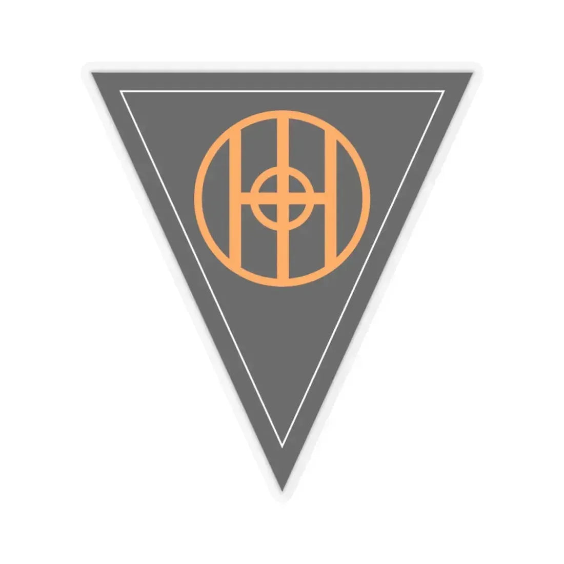 83rd Infantry Division SSI (U.S. Army) STICKER Vinyl Kiss-Cut Decal 4 Inch Transparent - The Sticker Space