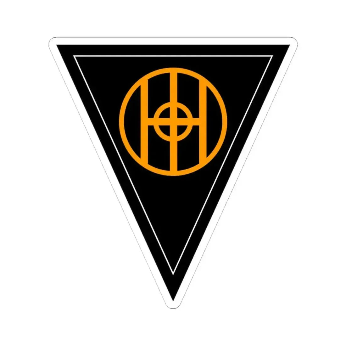 83rd Infantry Division SSI (U.S. Army) STICKER Vinyl Kiss-Cut Decal 4 Inch White - The Sticker Space