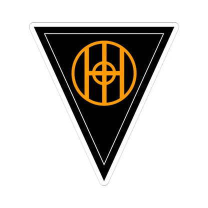 83rd Infantry Division SSI (U.S. Army) STICKER Vinyl Kiss-Cut Decal 4 Inch White - The Sticker Space