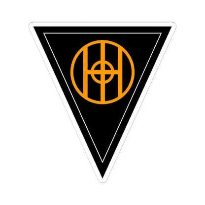 83rd Infantry Division SSI (U.S. Army) STICKER Vinyl Kiss-Cut Decal 6 Inch White - The Sticker Space