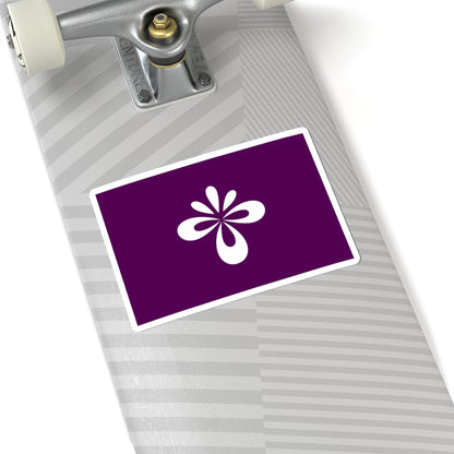 Flag of Nagai Yamagata (Japan) STICKER Vinyl Kiss-Cut Decal