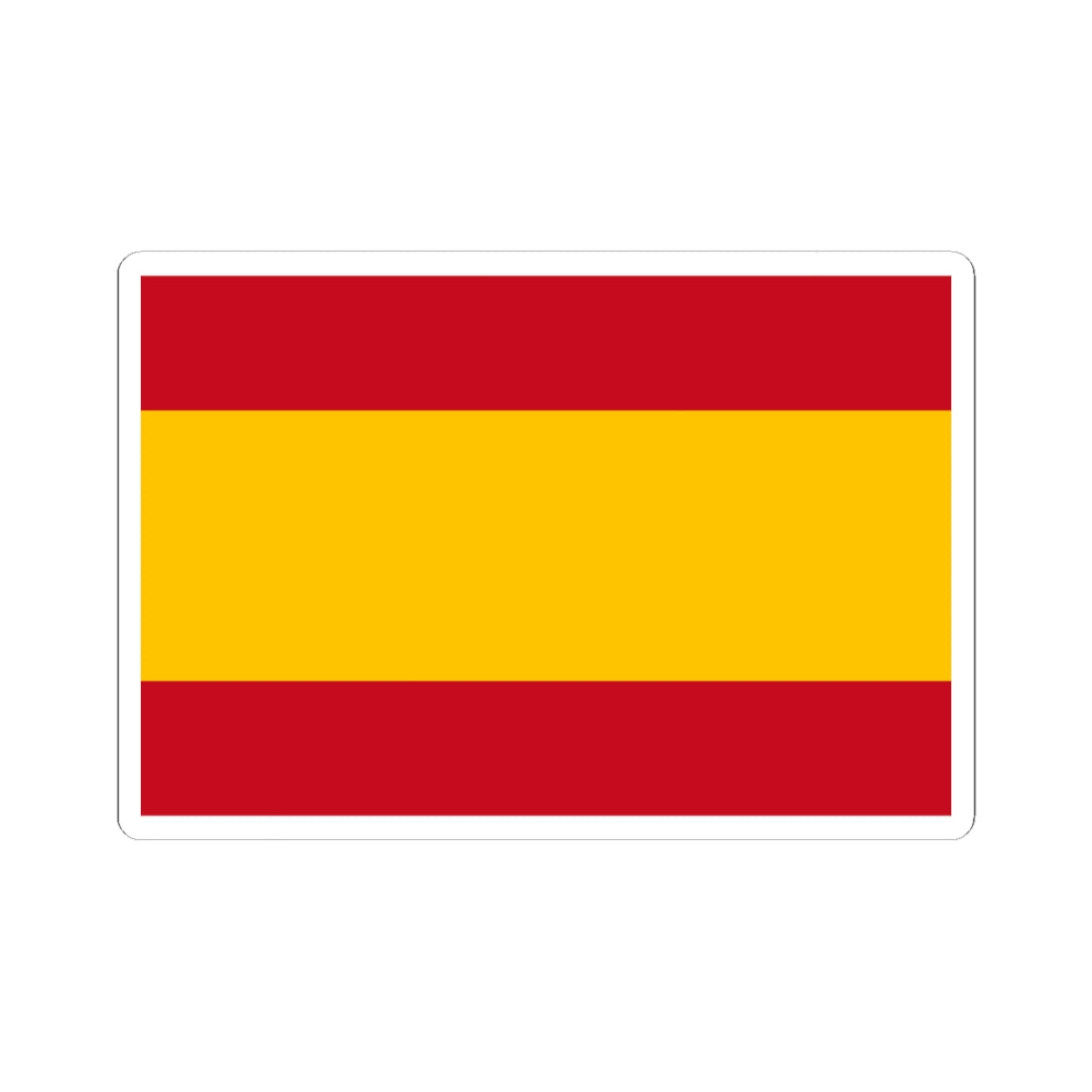 Flag of Spain civil (Spain) STICKER Vinyl Kiss-Cut Decal