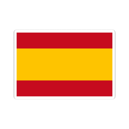 Flag of Spain civil (Spain) STICKER Vinyl Kiss-Cut Decal