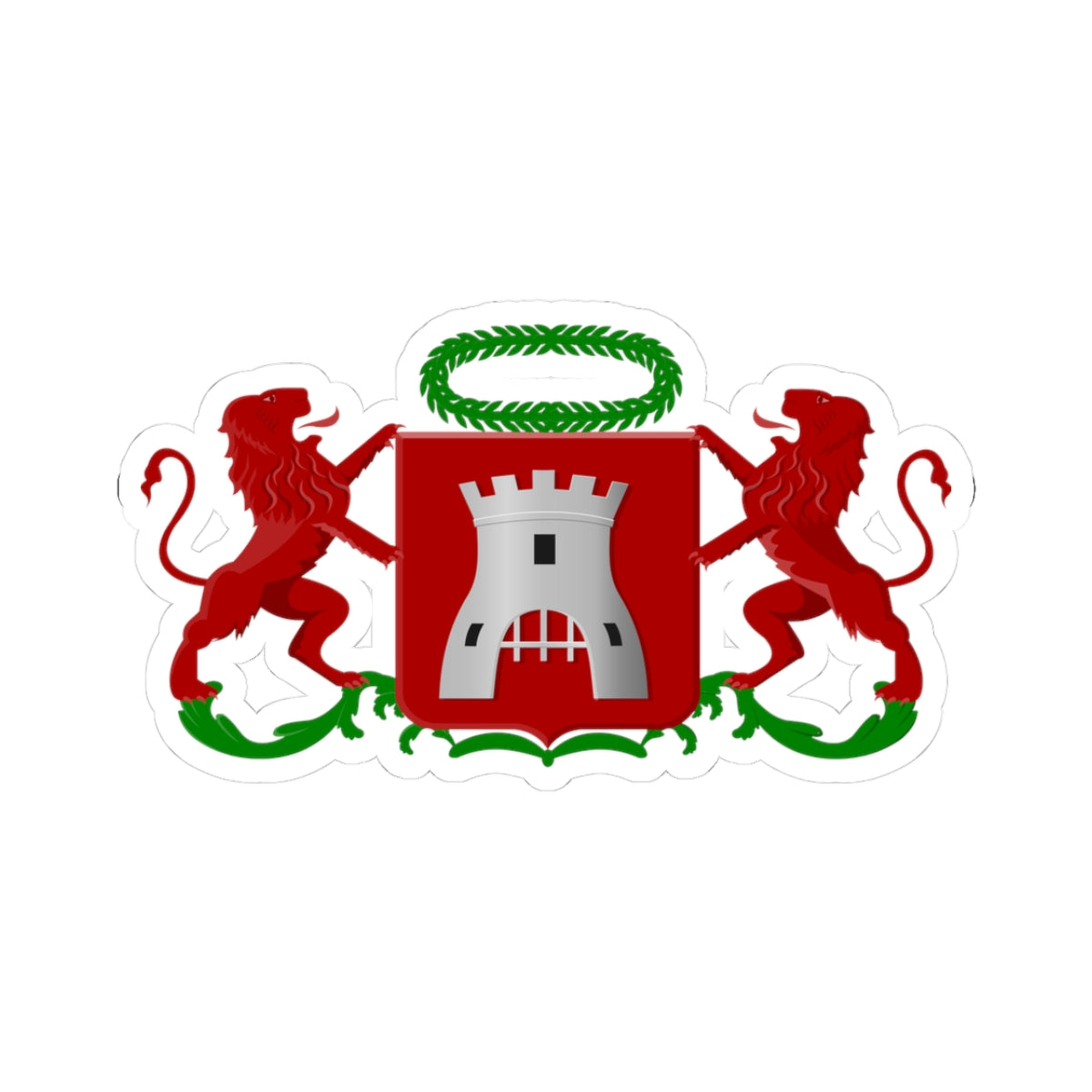 Alkmaar wapen 1816 (Netherlands) (Coat of Arms) STICKER Vinyl Kiss-Cut Decal