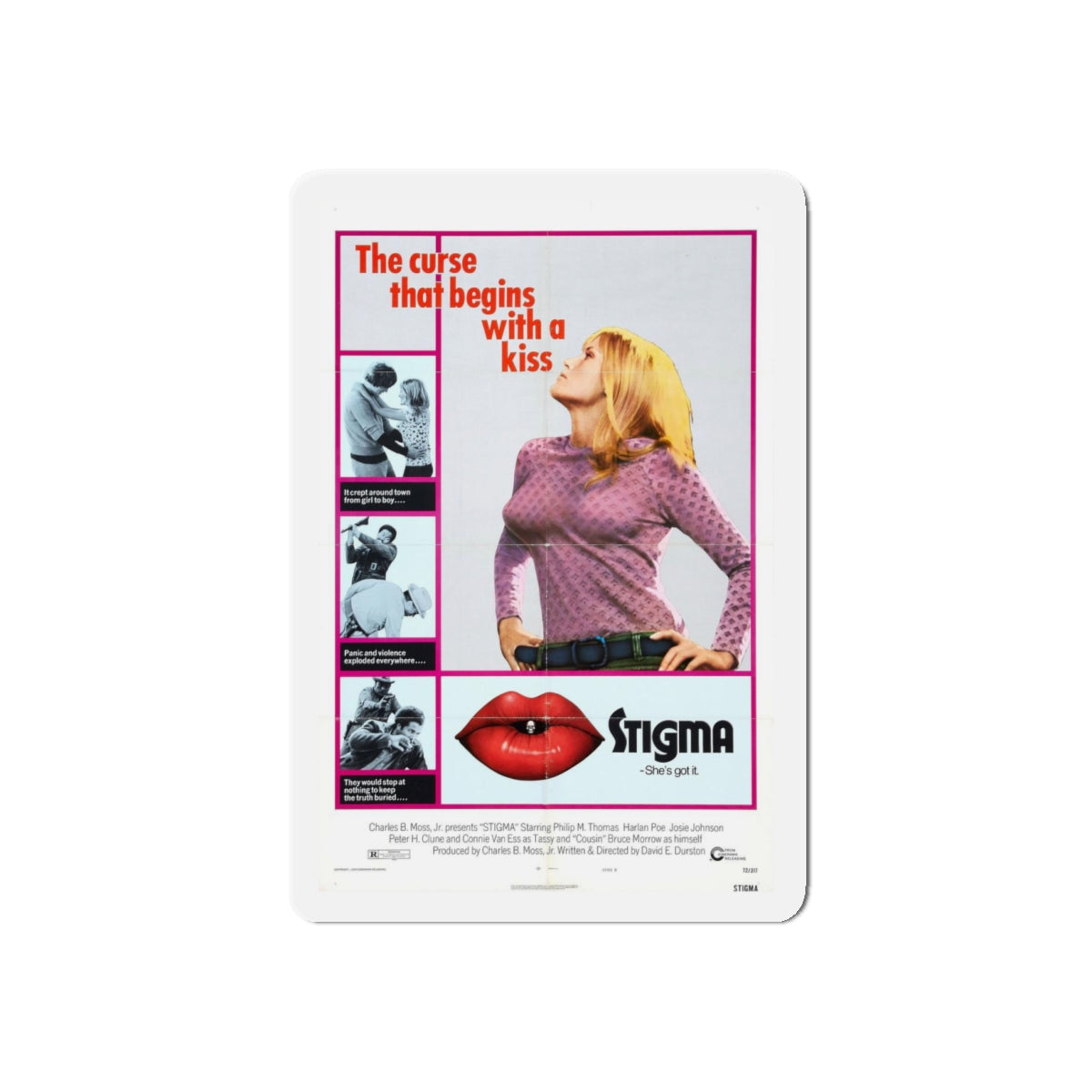 STIGMA 1972 Movie Poster - Refrigerator Magnet