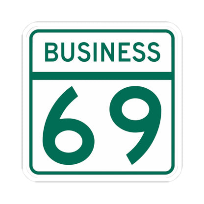 MD Route 69 Business (Maryland) (Road Sign) STICKER Vinyl Kiss-Cut Decal