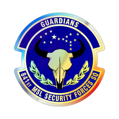 841 Missile Security Forces Squadron AFGSC (U.S. Air Force) Holographic STICKER Die-Cut Vinyl Decal-3 Inch-The Sticker Space