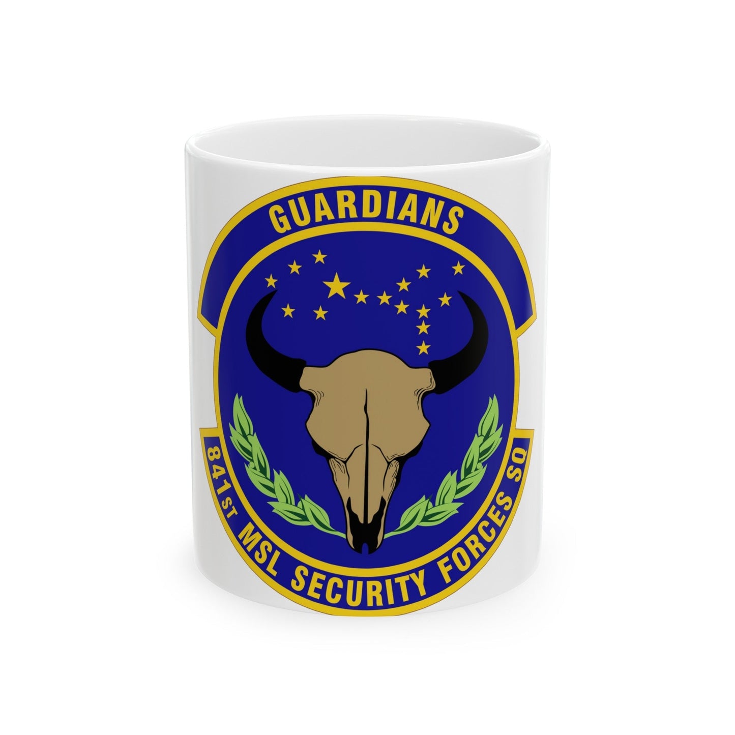 841 Missile Security Forces Squadron AFGSC (U.S. Air Force) White Coffee Mug-11oz-The Sticker Space