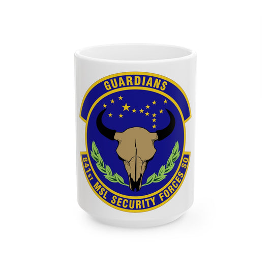 841 Missile Security Forces Squadron AFGSC (U.S. Air Force) White Coffee Mug-15oz-The Sticker Space