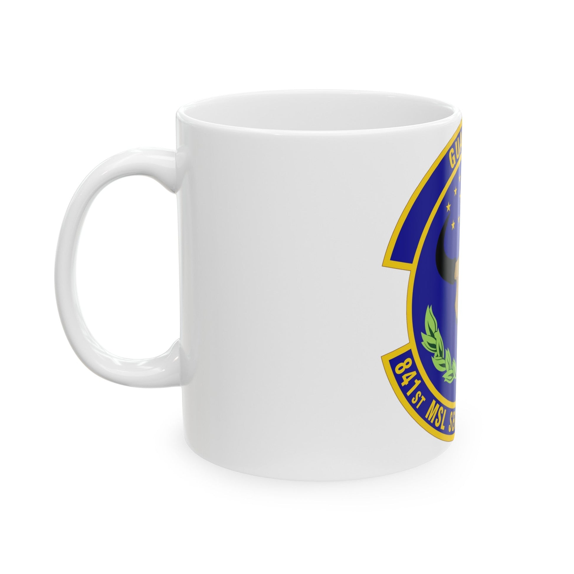 841 Missile Security Forces Squadron AFGSC (U.S. Air Force) White Coffee Mug-The Sticker Space