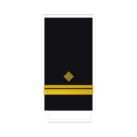 Croatia Navy OF 1a (Croatia) (Military Rank) STICKER Vinyl Kiss-Cut Decal