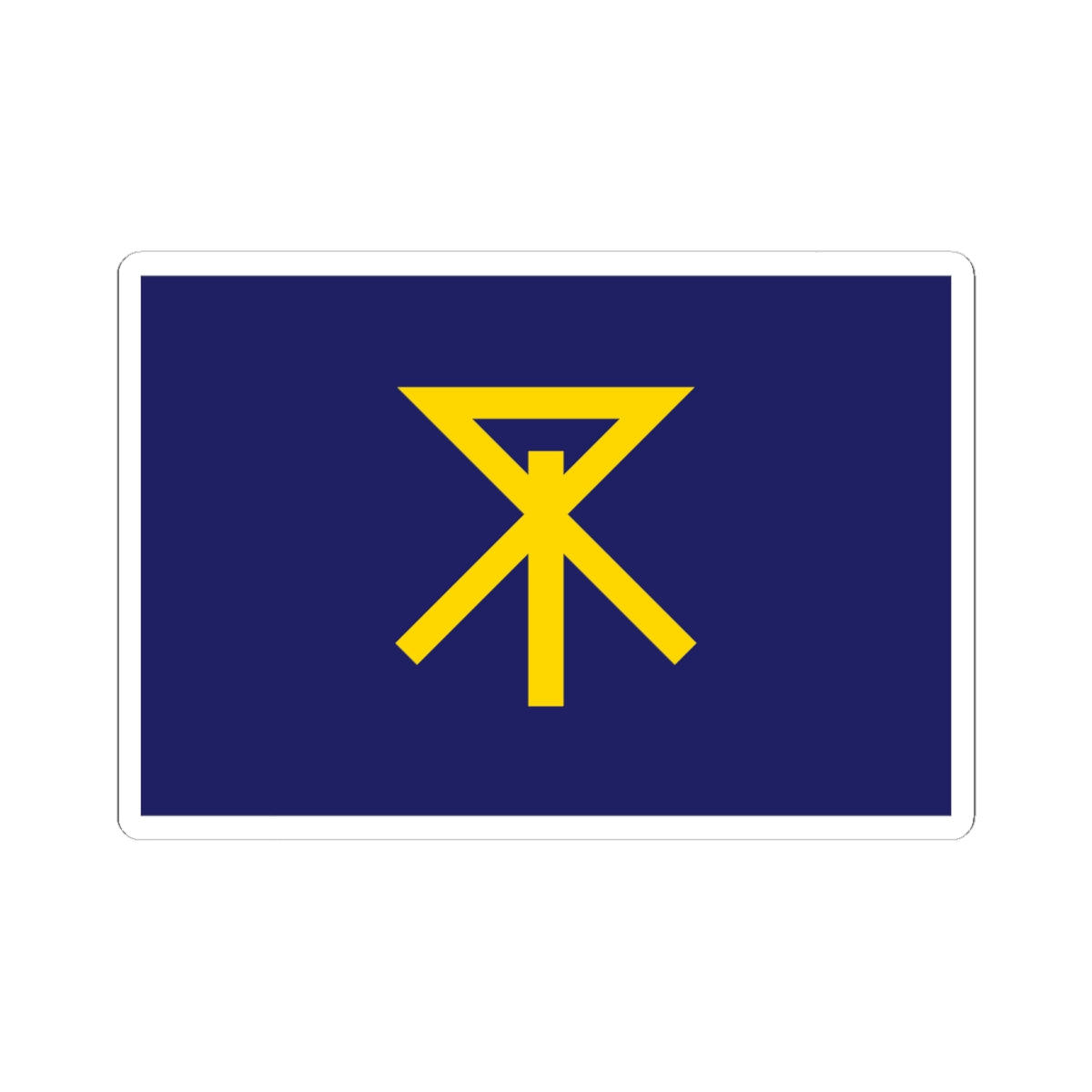 Flag of Osaka Osaka (Japan) STICKER Vinyl Kiss-Cut Decal
