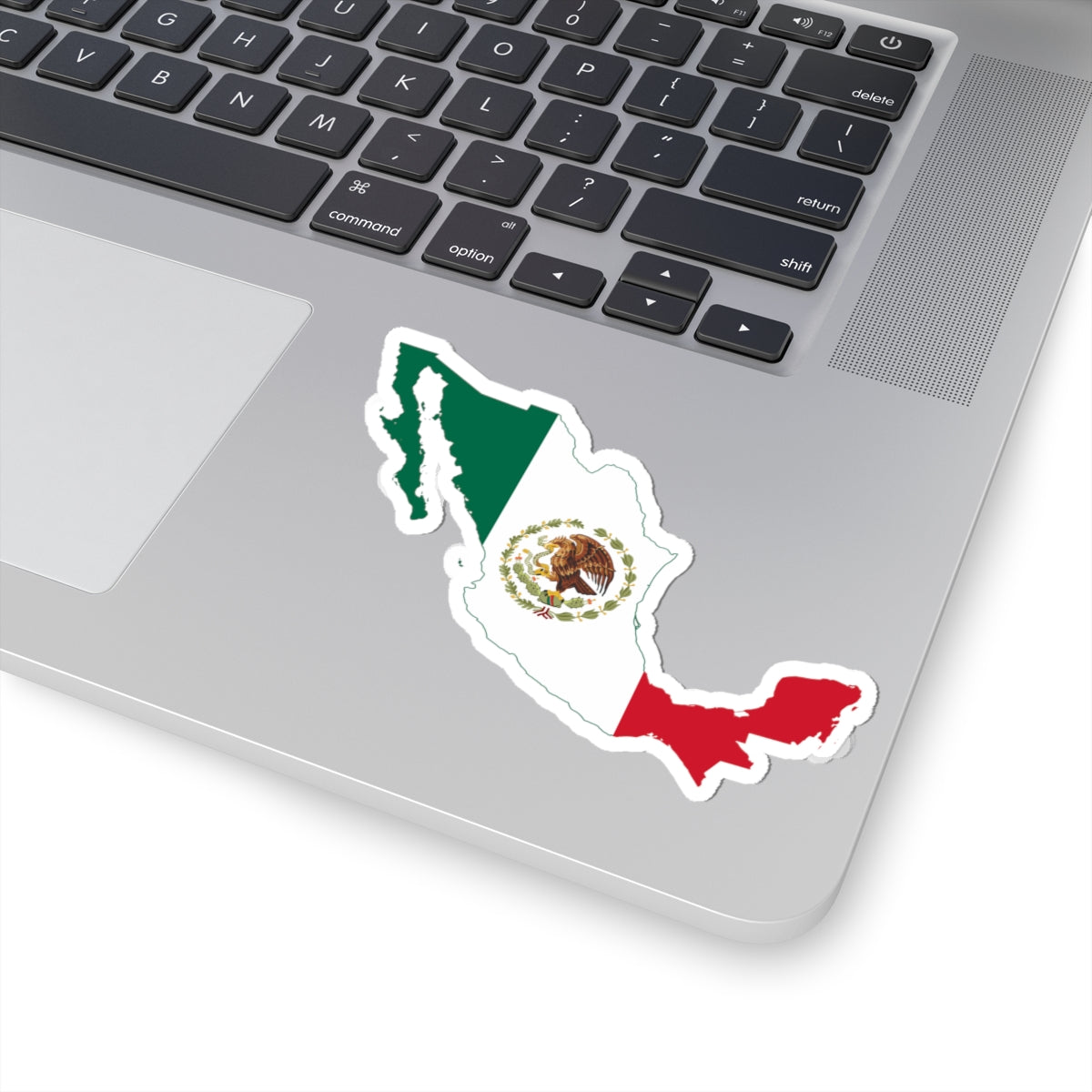 Flag-map of Mexico 1934-1968 (Mexico) STICKER Vinyl Kiss-Cut Decal