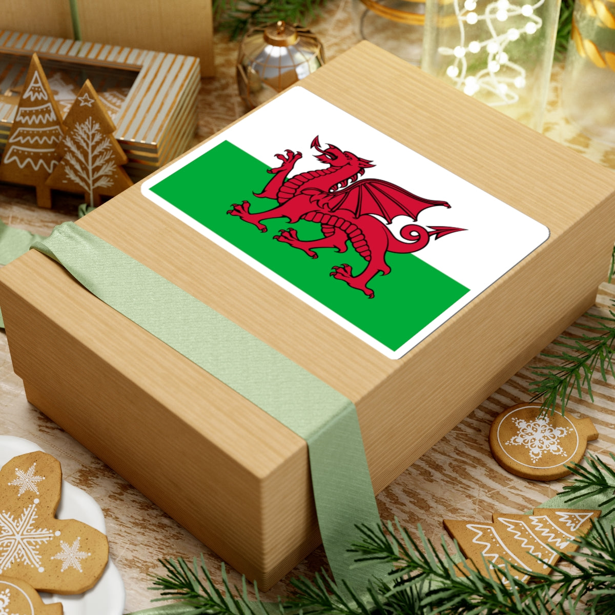 Flag of Wales 1959 (United Kingdom) STICKER Vinyl Kiss-Cut Decal