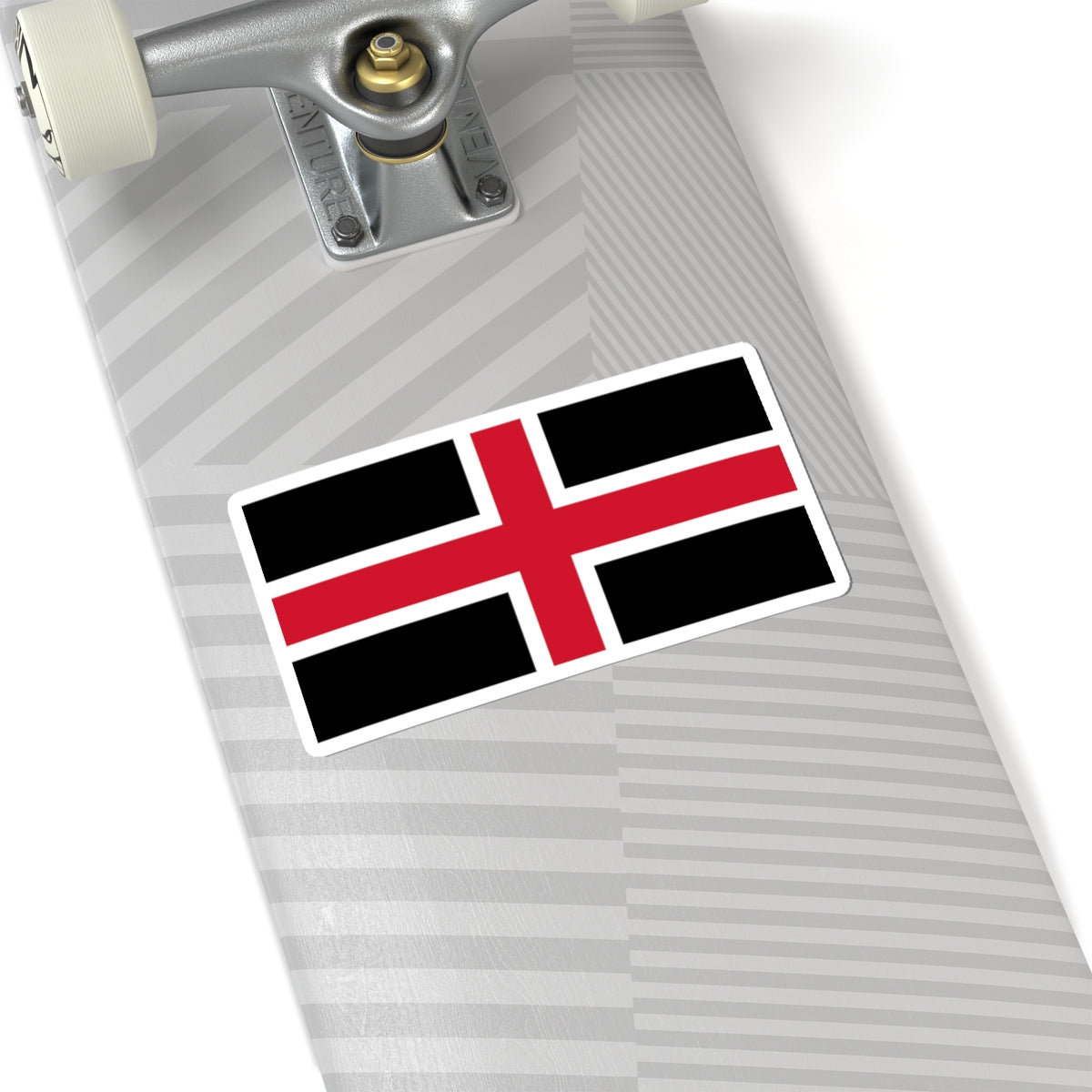 Flag of Durham (England) STICKER Vinyl Kiss-Cut Decal