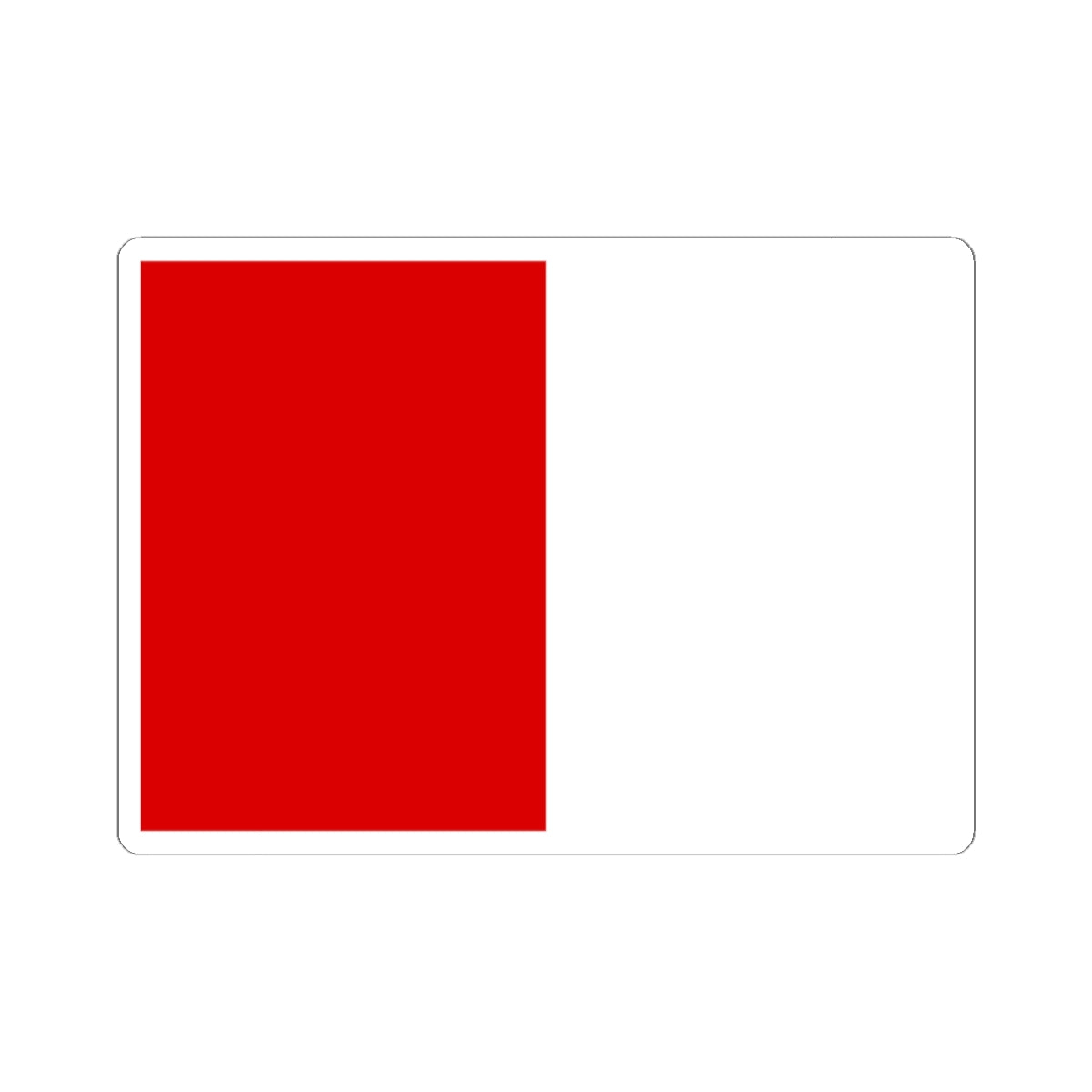 Flag of Frejus (France) STICKER Vinyl Kiss-Cut Decal