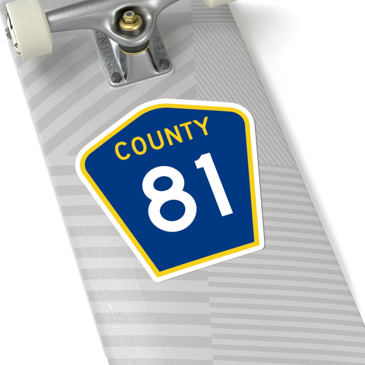 County 81 MN (Minnesota) (Road Sign) STICKER Vinyl Kiss-Cut Decal
