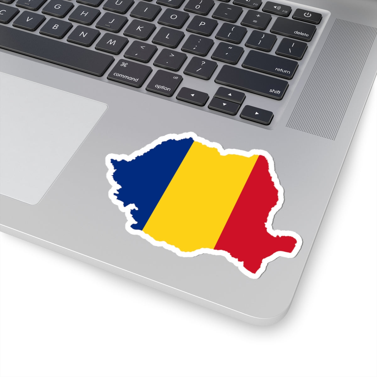 Flag-map of Romania (Oman) STICKER Vinyl Kiss-Cut Decal