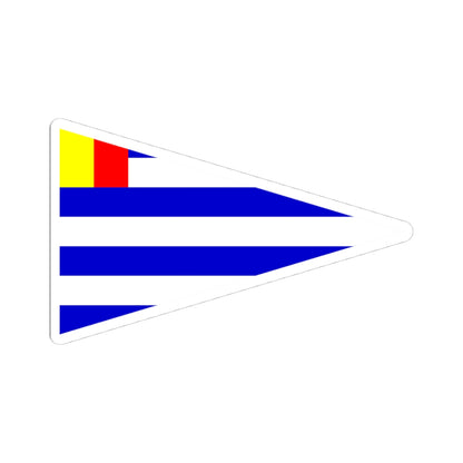 Flag of societe nautique de geneve (Switzerland) STICKER Vinyl Kiss-Cut Decal