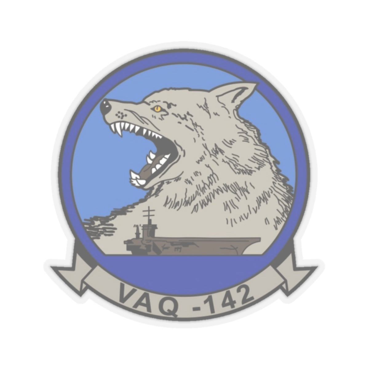 VAQ 142 (U.S. Navy) STICKER Vinyl Kiss-Cut Decal