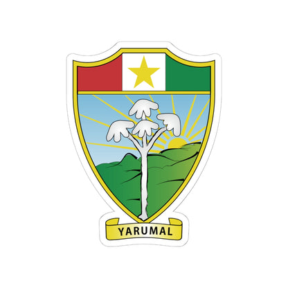 Escudo de municipio de Yarumal (Colombia) (Coat of Arms) STICKER Vinyl Kiss-Cut Decal