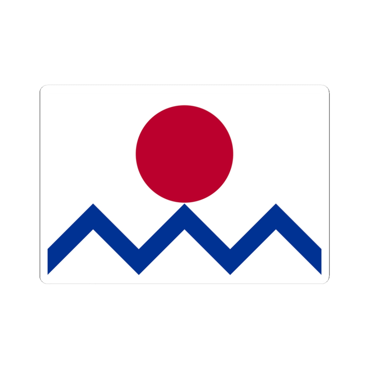 Flag of Japan Nautical Naval Battalion 1870-1871 (Japan) STICKER Vinyl Kiss-Cut Decal