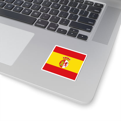 Flag of Minister Spain 1914-1931 (Spain) STICKER Vinyl Kiss-Cut Decal