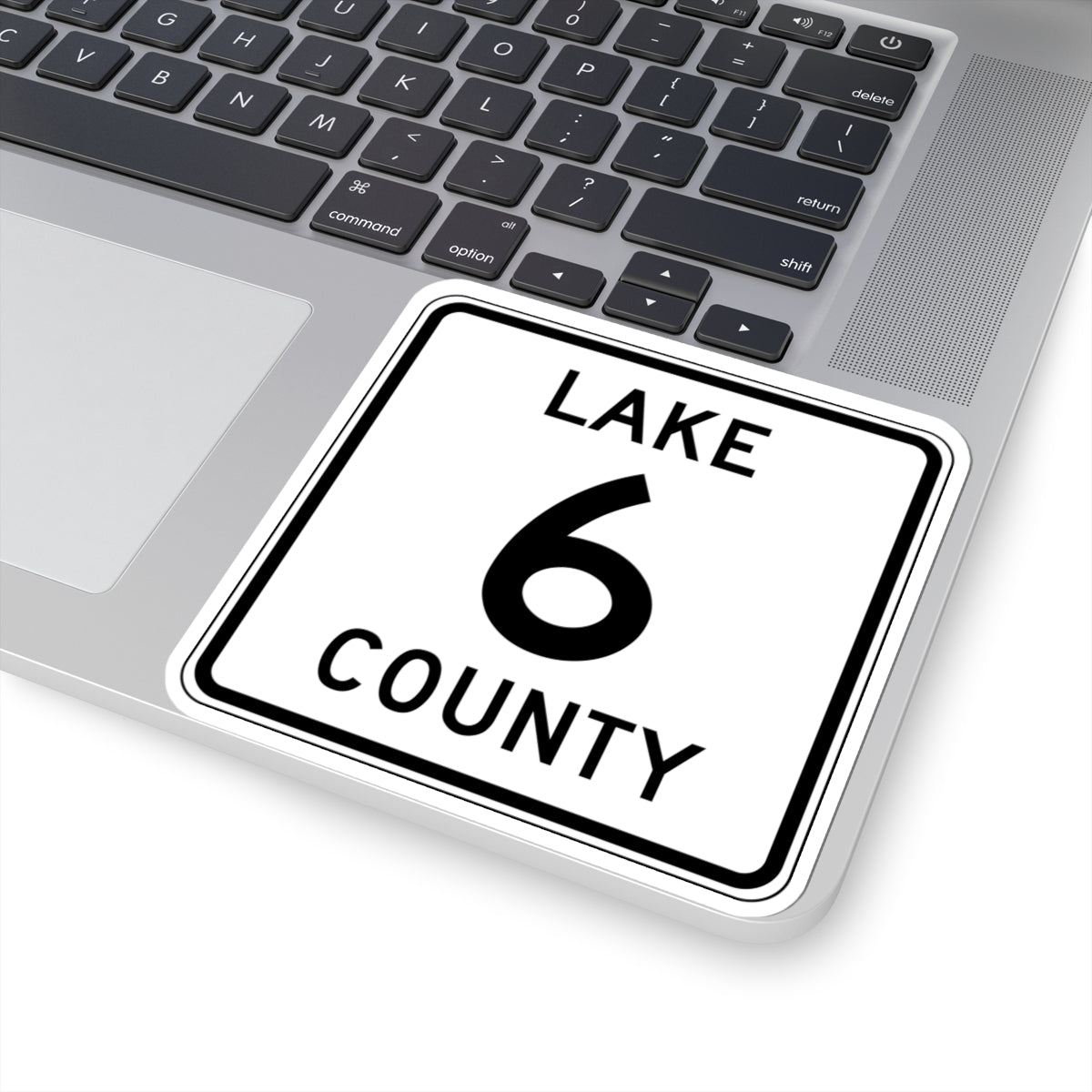 Lake County Route 6 MN (Minnesota) (Road Sign) STICKER Vinyl Kiss-Cut Decal