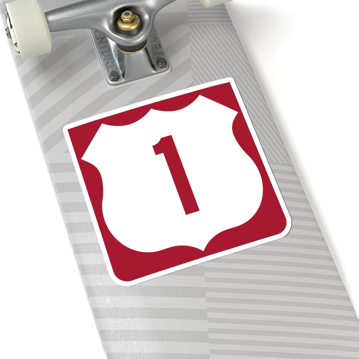 US 1 FL reversed (Florida) (Road Sign) STICKER Vinyl Kiss-Cut Decal