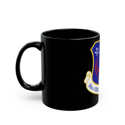 844th Communications Group (U.S. Air Force) Black Coffee Mug-The Sticker Space