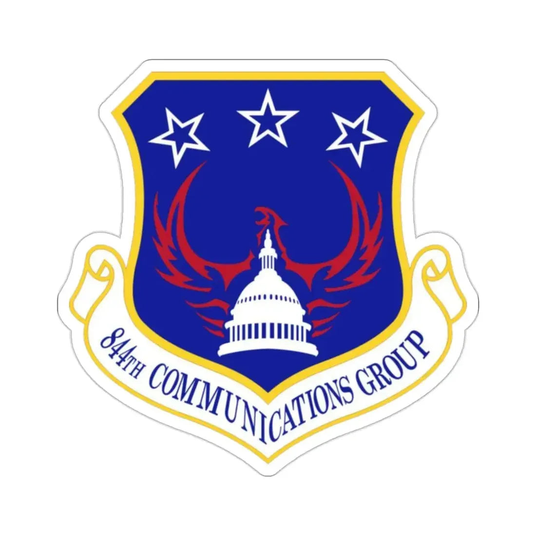 844th Communications Group (U.S. Air Force) STICKER Vinyl Die-Cut Decal - The Sticker Space