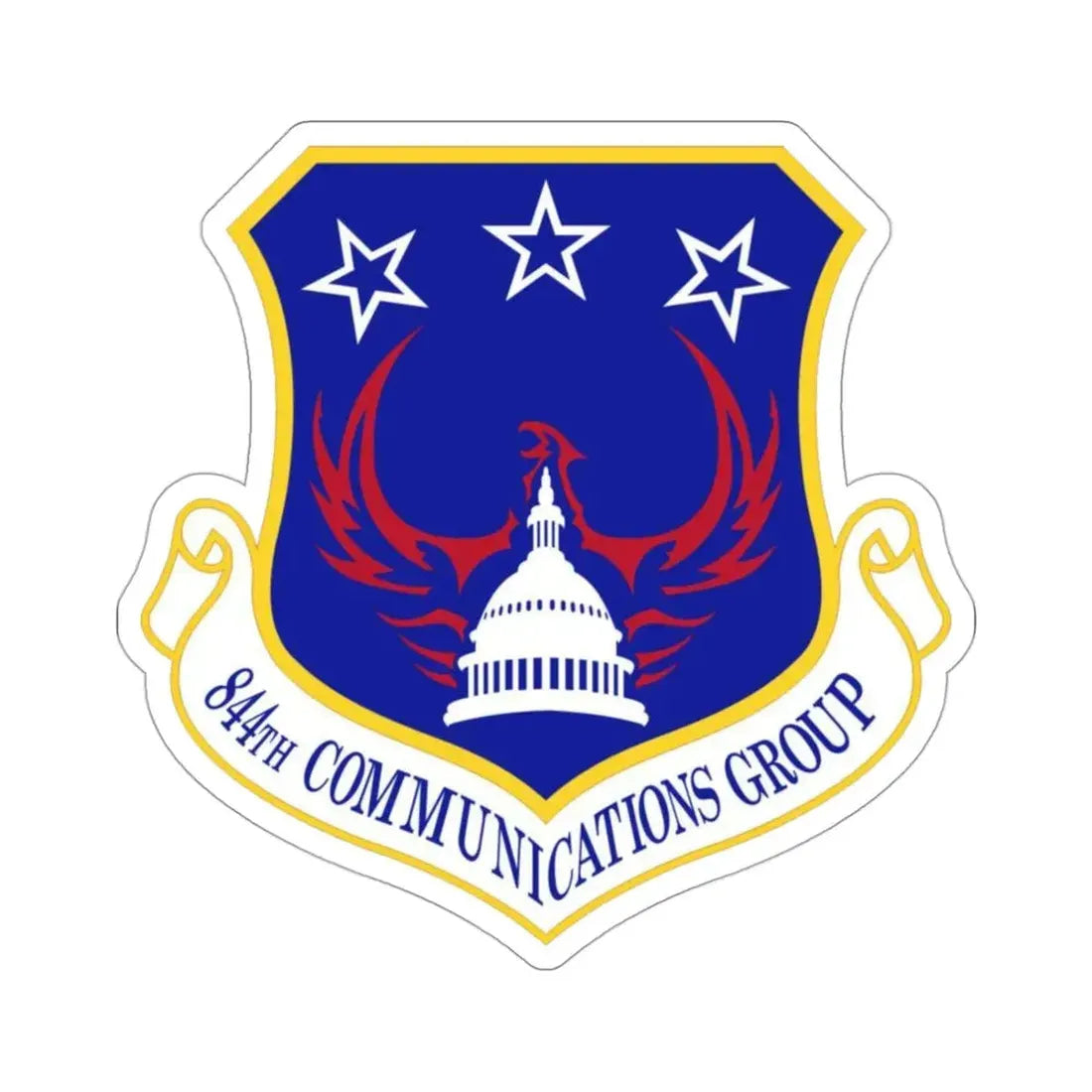 844th Communications Group (U.S. Air Force) STICKER Vinyl Die-Cut Decal - The Sticker Space