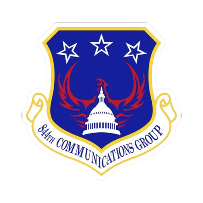 844th Communications Group (U.S. Air Force) STICKER Vinyl Kiss-Cut Decal 2 Inch White - The Sticker Space