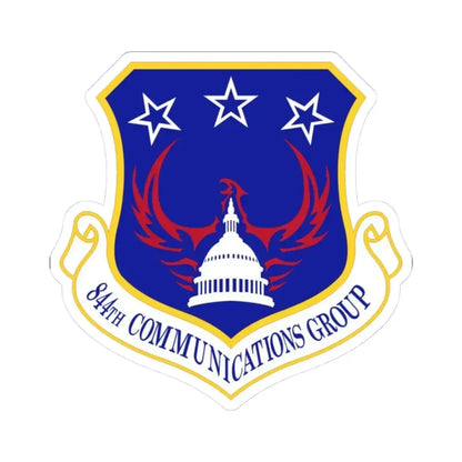844th Communications Group (U.S. Air Force) STICKER Vinyl Kiss-Cut Decal 3 Inch White - The Sticker Space
