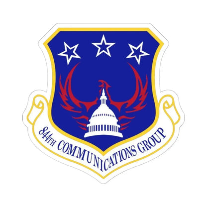 844th Communications Group (U.S. Air Force) STICKER Vinyl Kiss-Cut Decal 6 Inch White - The Sticker Space