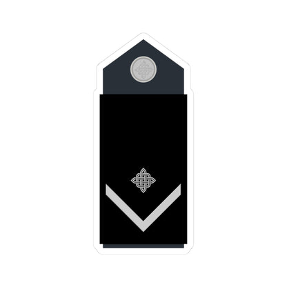 Naramenica odore skupnika HRZ i PZO (Croatia) (Military Rank) STICKER Vinyl Kiss-Cut Decal