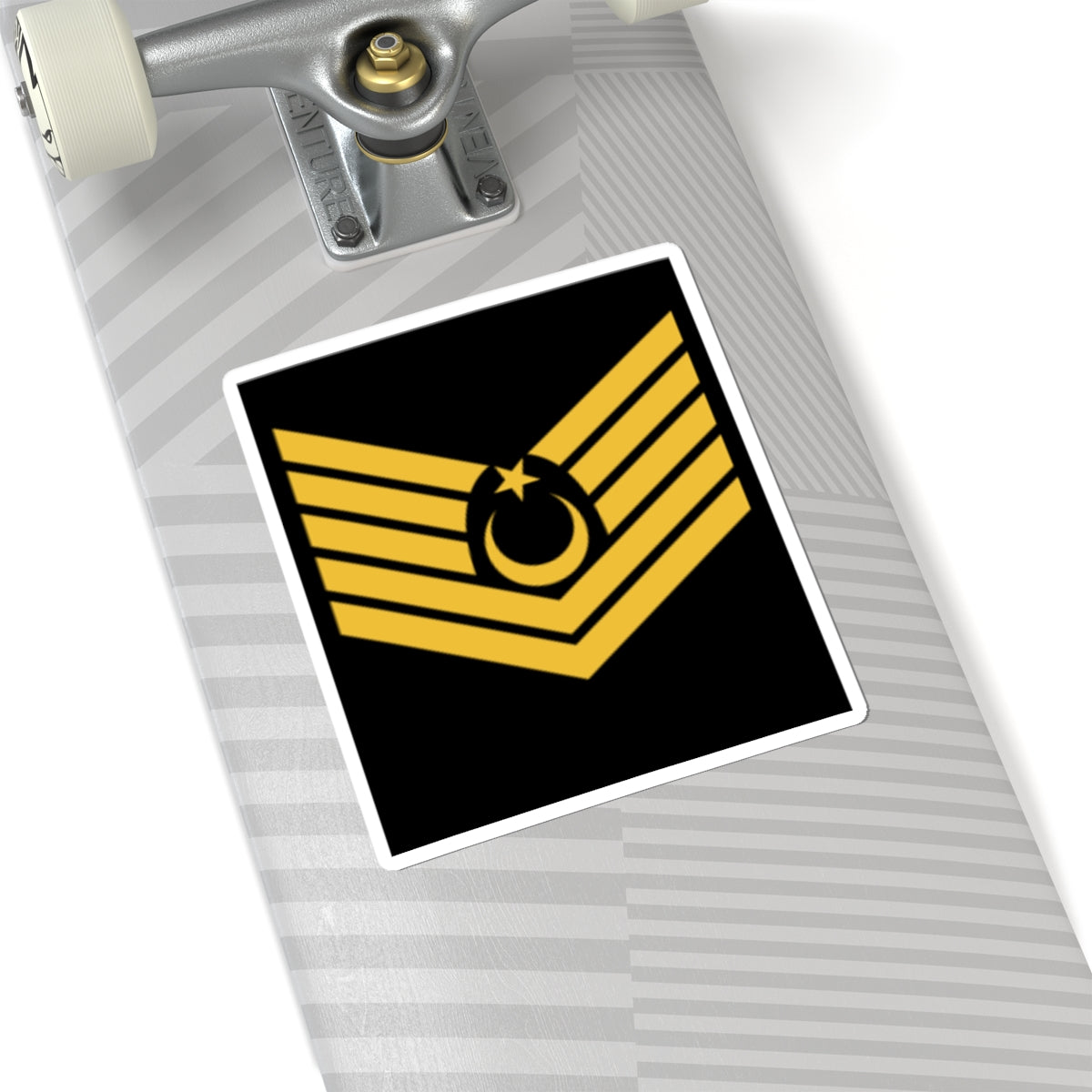 Kıdemli Üstçavuş rütbe (Turkey) (Military Rank) STICKER Vinyl Kiss-Cut Decal