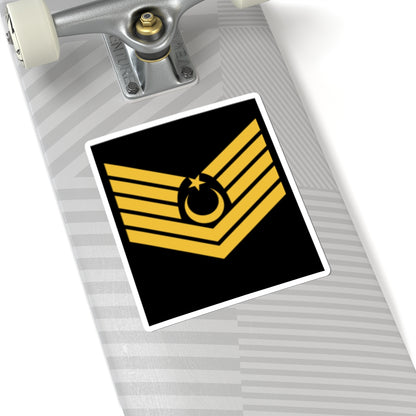 Kıdemli Üstçavuş rütbe (Turkey) (Military Rank) STICKER Vinyl Kiss-Cut Decal
