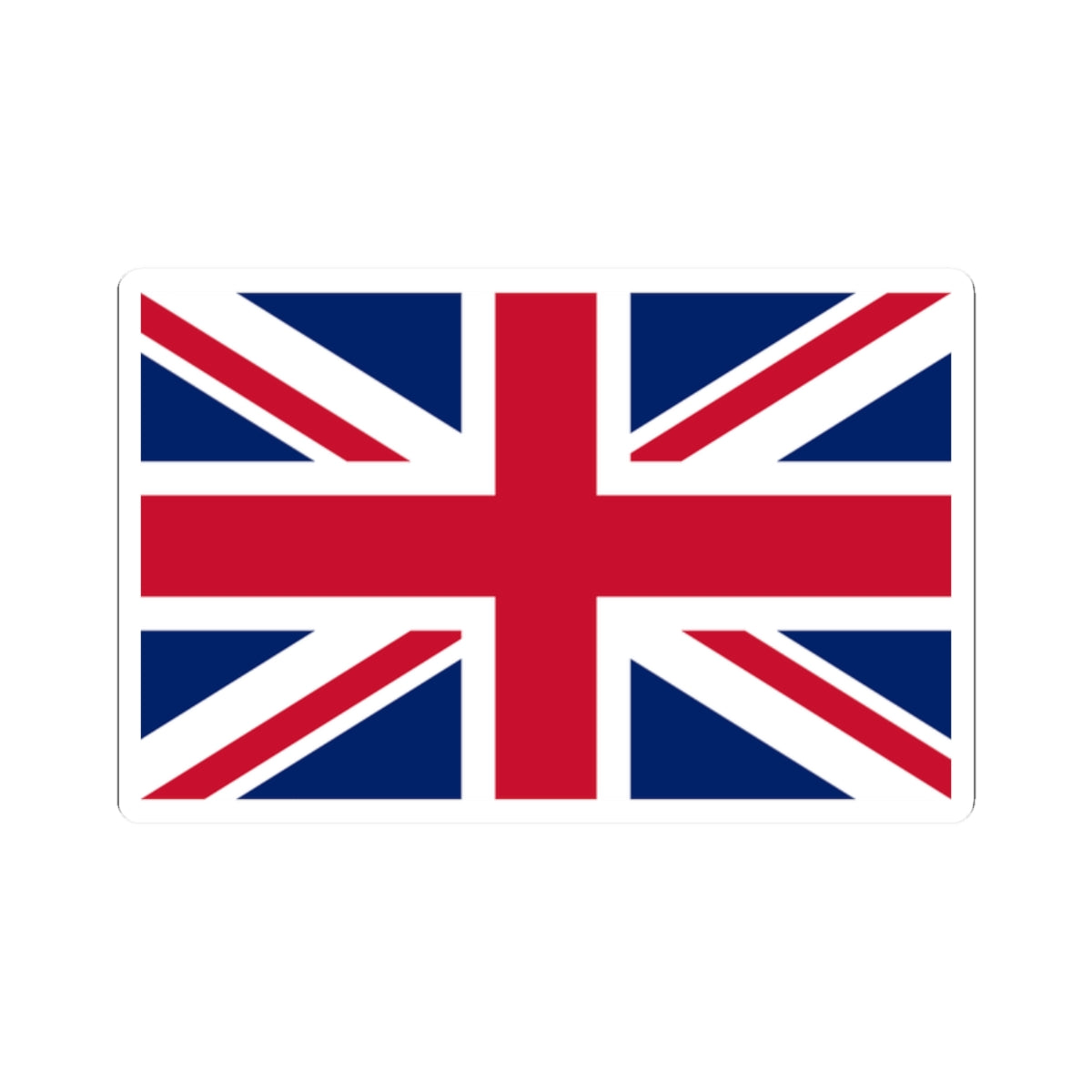 Flag of the United Kingdom 5-8 (United Kingdom) STICKER Vinyl Kiss-Cut Decal