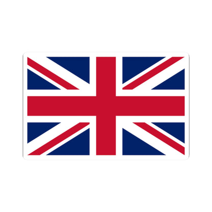 Flag of the United Kingdom 5-8 (United Kingdom) STICKER Vinyl Kiss-Cut Decal