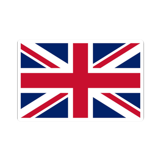 Flag of the United Kingdom 5-8 (United Kingdom) STICKER Vinyl Kiss-Cut Decal
