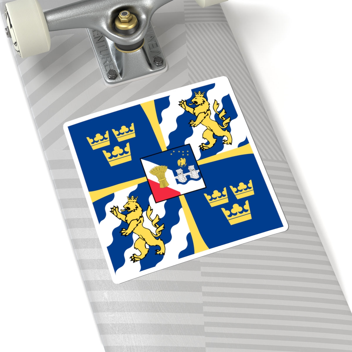 Commandsign King of Sweden (Sweden) STICKER Vinyl Kiss-Cut Decal