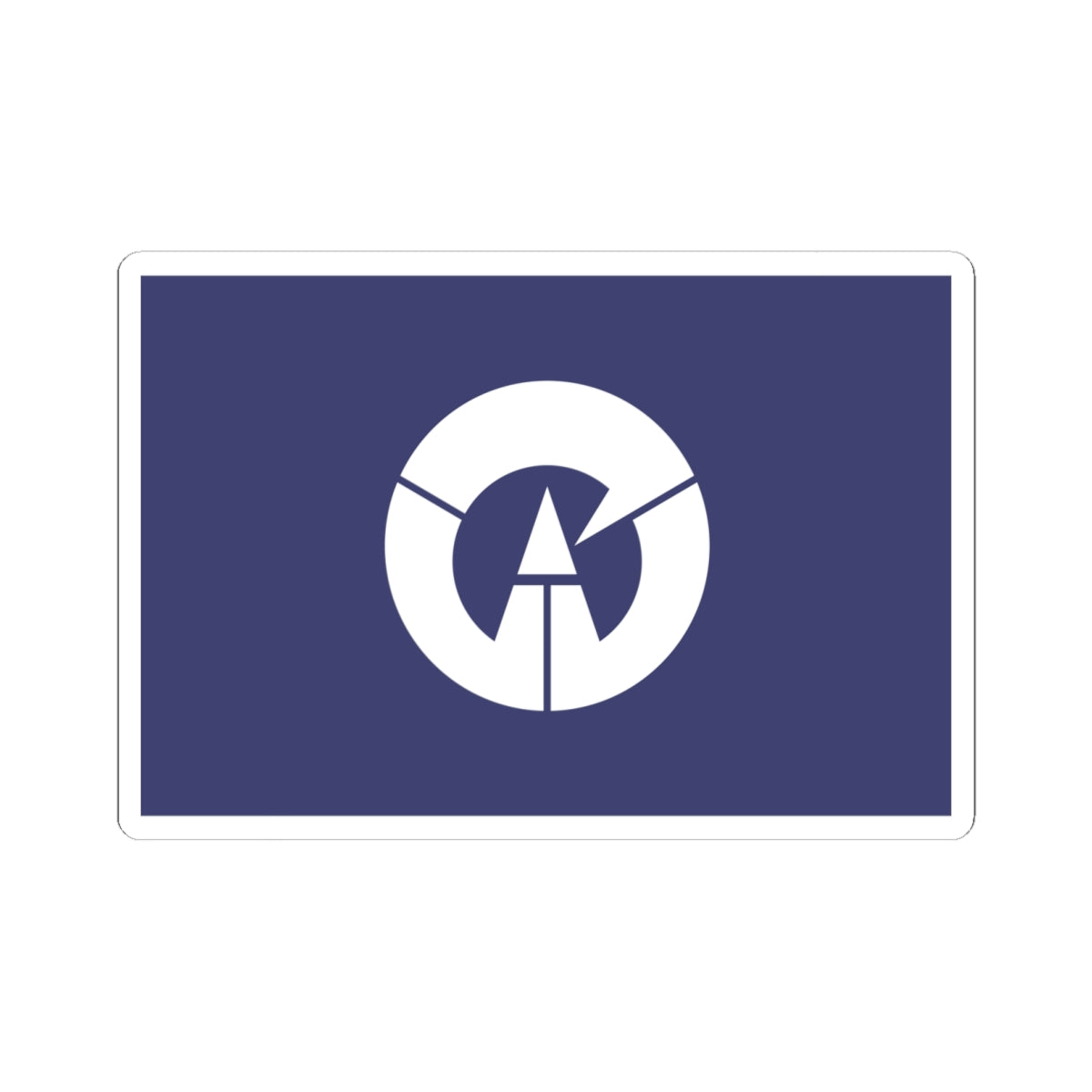 Flag of Marumori Miyagi (Japan) STICKER Vinyl Kiss-Cut Decal
