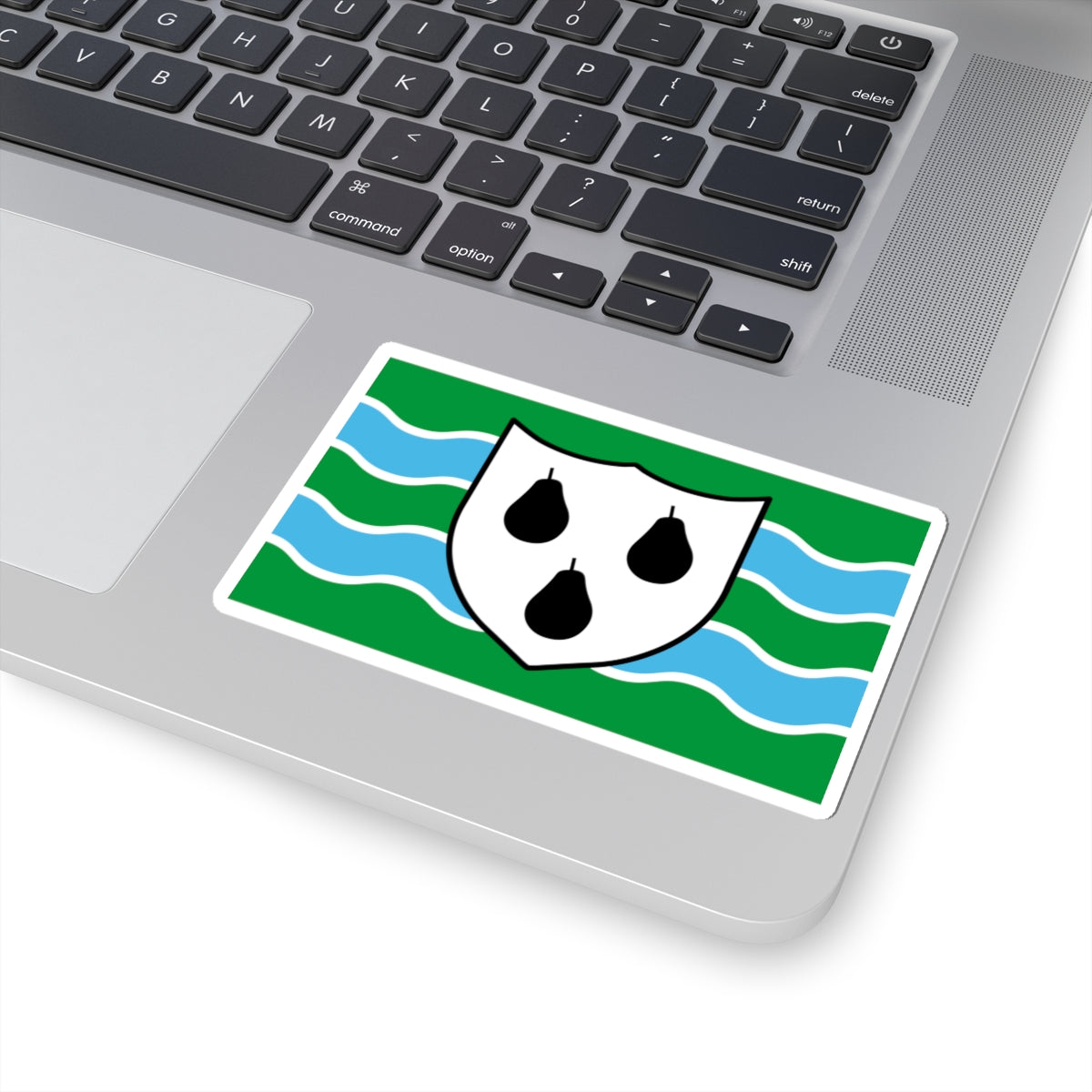 Worcestershire flag (England) STICKER Vinyl Kiss-Cut Decal