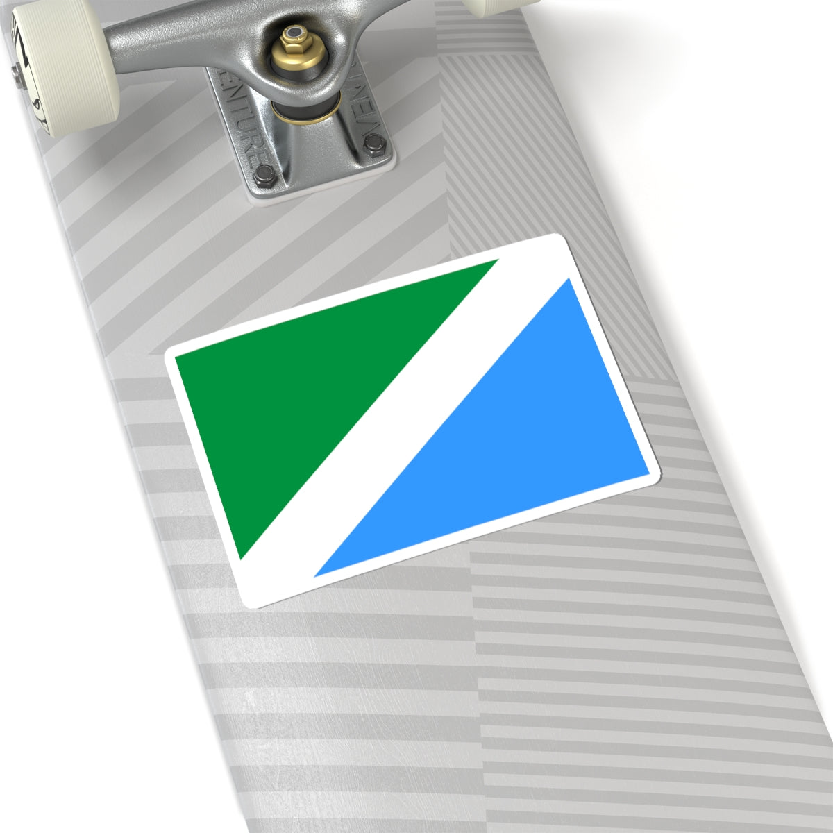 Flag of Ussolie-Sibirskoye Irkutsk oblast old (Russia) STICKER Vinyl Kiss-Cut Decal