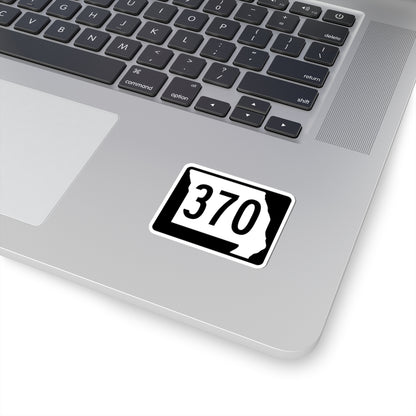 MO-370 (Missouri) (Road Sign) STICKER Vinyl Kiss-Cut Decal