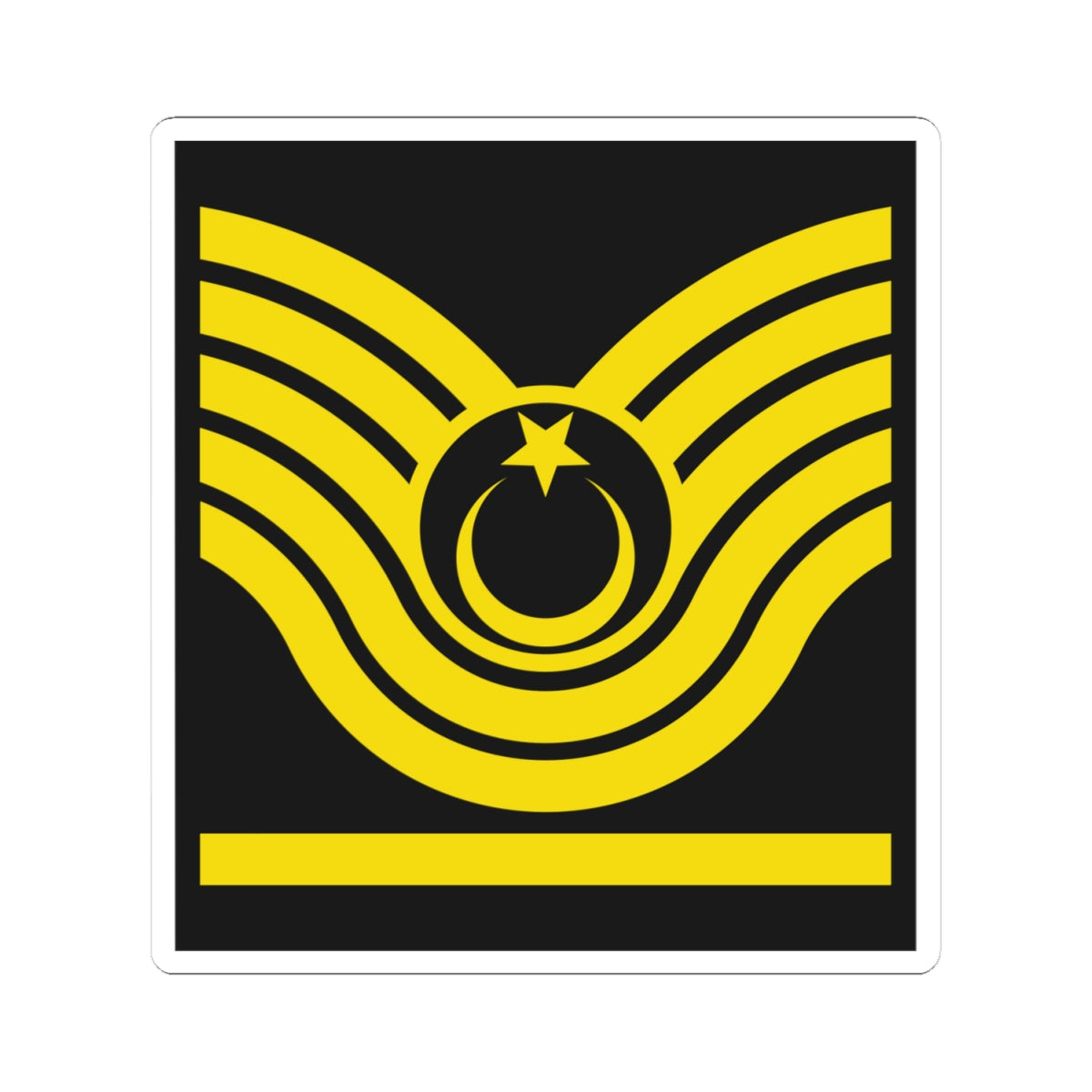 Army TUR OR 08 (Turkey) (Military Rank) STICKER Vinyl Kiss-Cut Decal