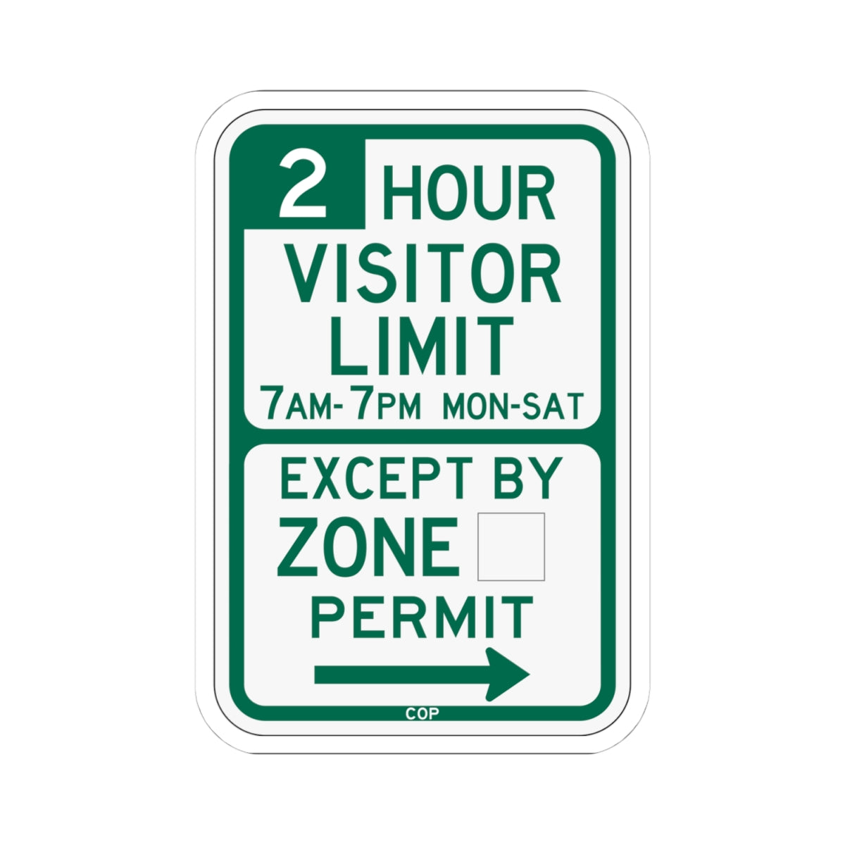 PBOT Road sign P4452R (Oregon) (Road Sign) STICKER Vinyl Kiss-Cut Decal