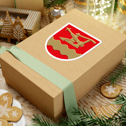 Aura.vaakuna (Finland) (Coat of Arms) STICKER Vinyl Kiss-Cut Decal